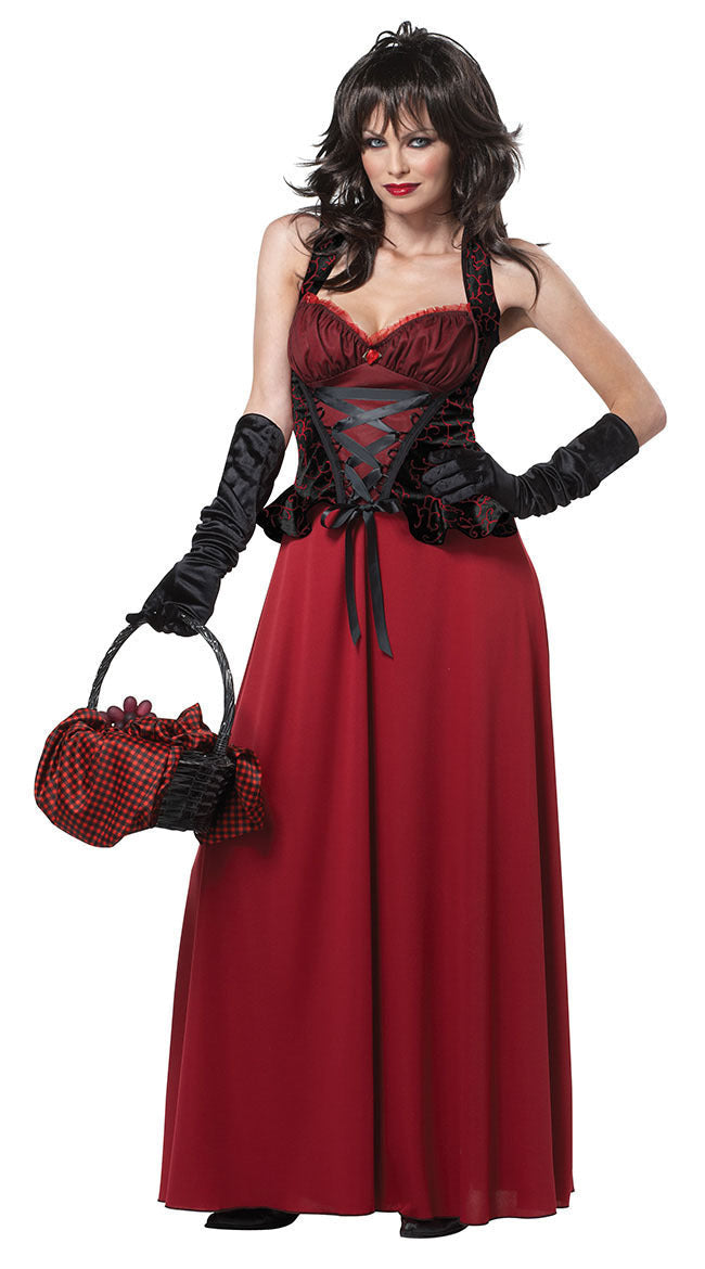 Women's Halloween Costume | Corset Maxi Dress