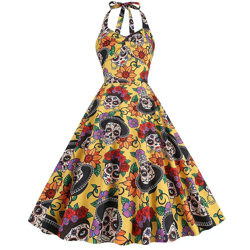 Women's Halloween Costume Dress | Halter Neck