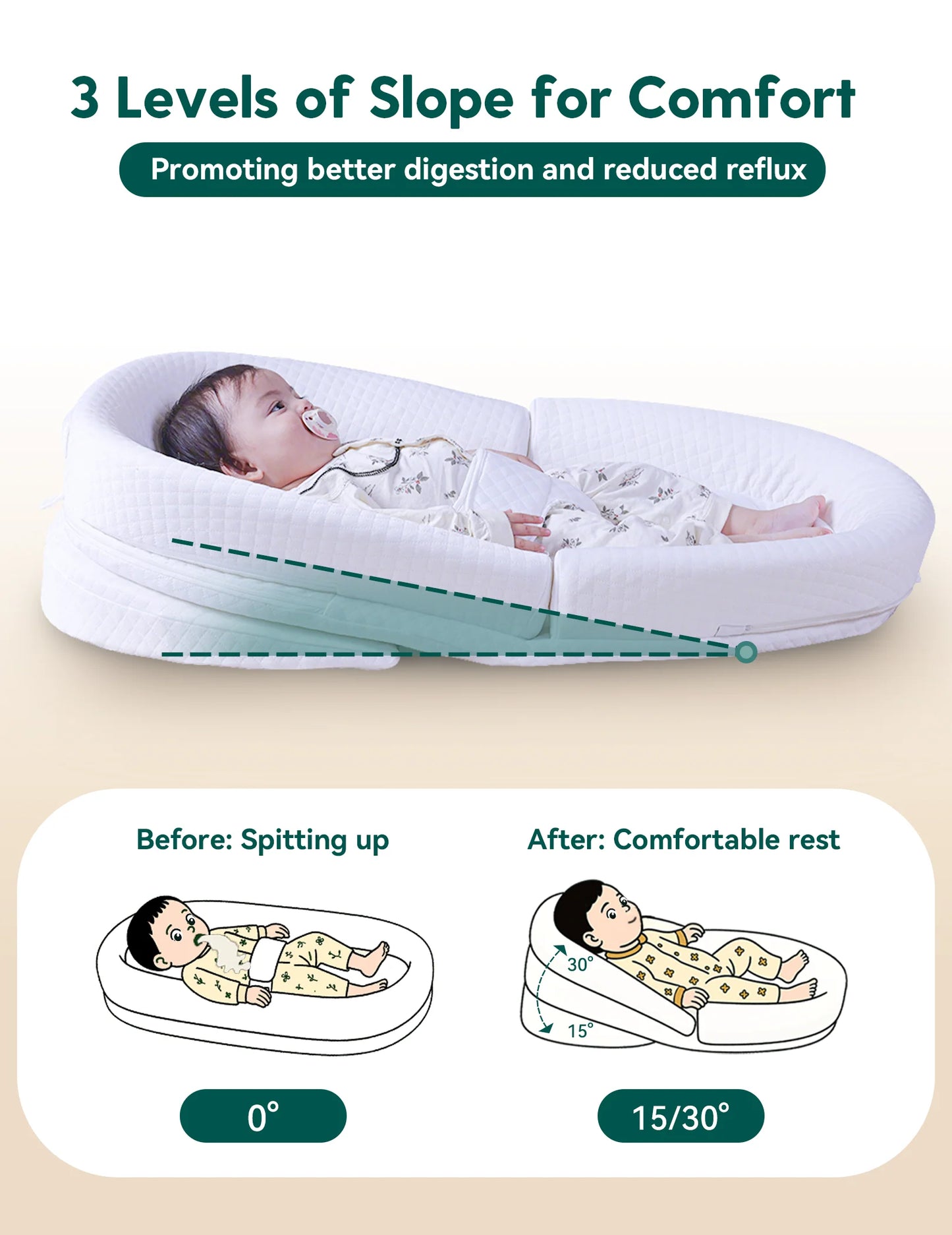 Anti-Reflux Baby Lounger