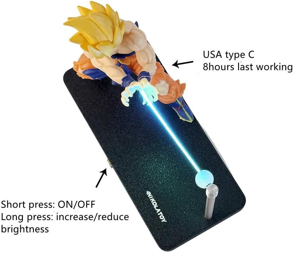 Dragon Ball Son Goku Kamehameha Magnetic Night Lamp
