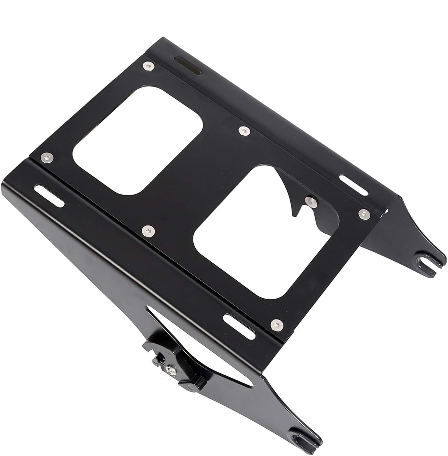 Two Up Tour Pack Mount Rack Bracket For Harley Touring Road King Glide