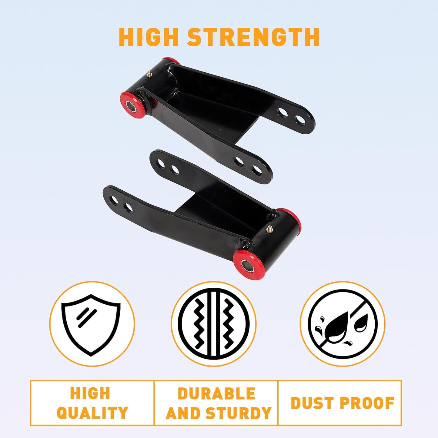 Lowering Drop Shackles Rear 2"-3" Compatible With 2004-2014 Ford F150