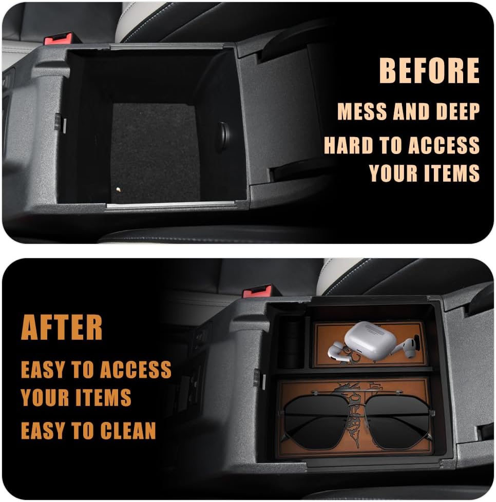 Center Console Organizer Compatible with 2021-2024 Ford Bronco(no for Sport) 6th Gen Bronco 2/4-Door