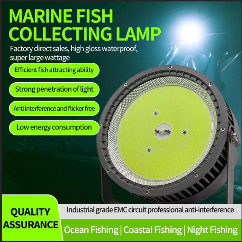 IP67 LED Fishing Lights for Boats with Adjustable Gathering Lamp