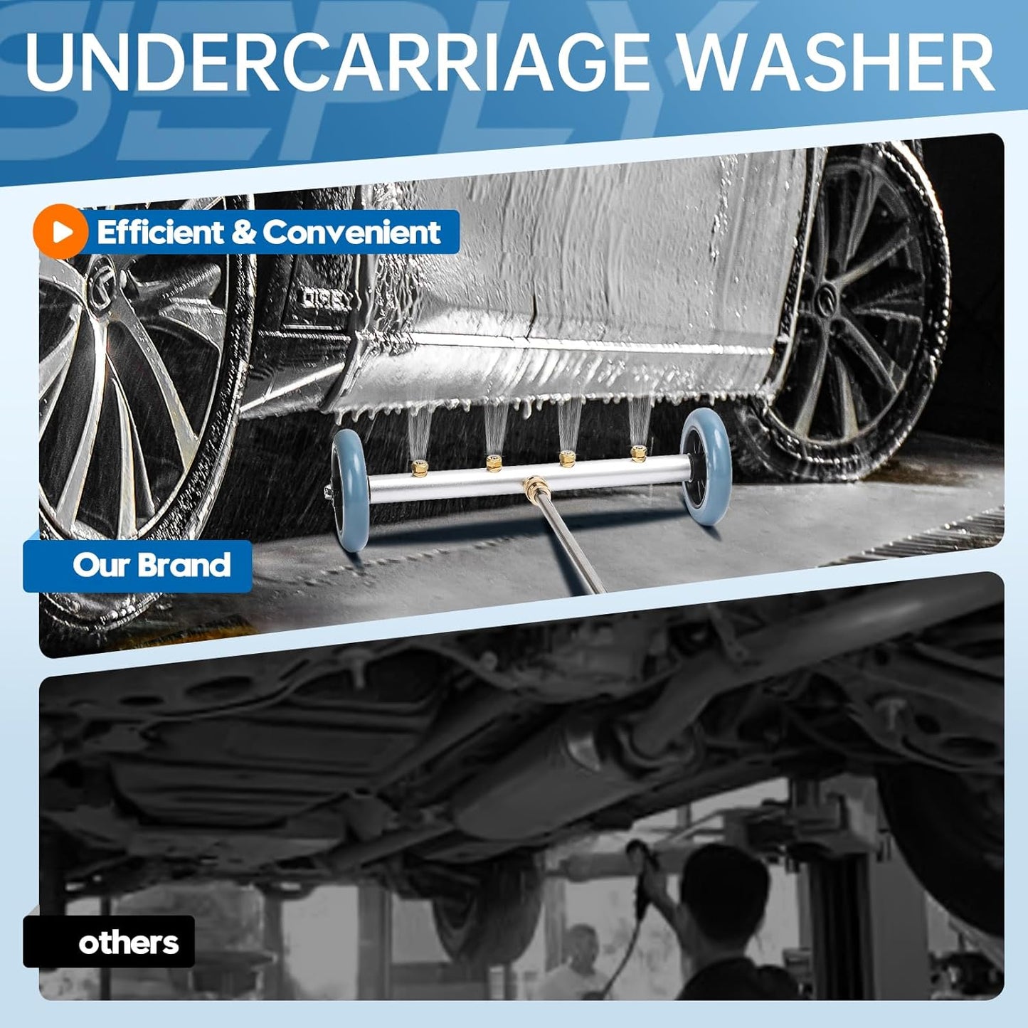 Undercarriage Pressure Washer Attachment