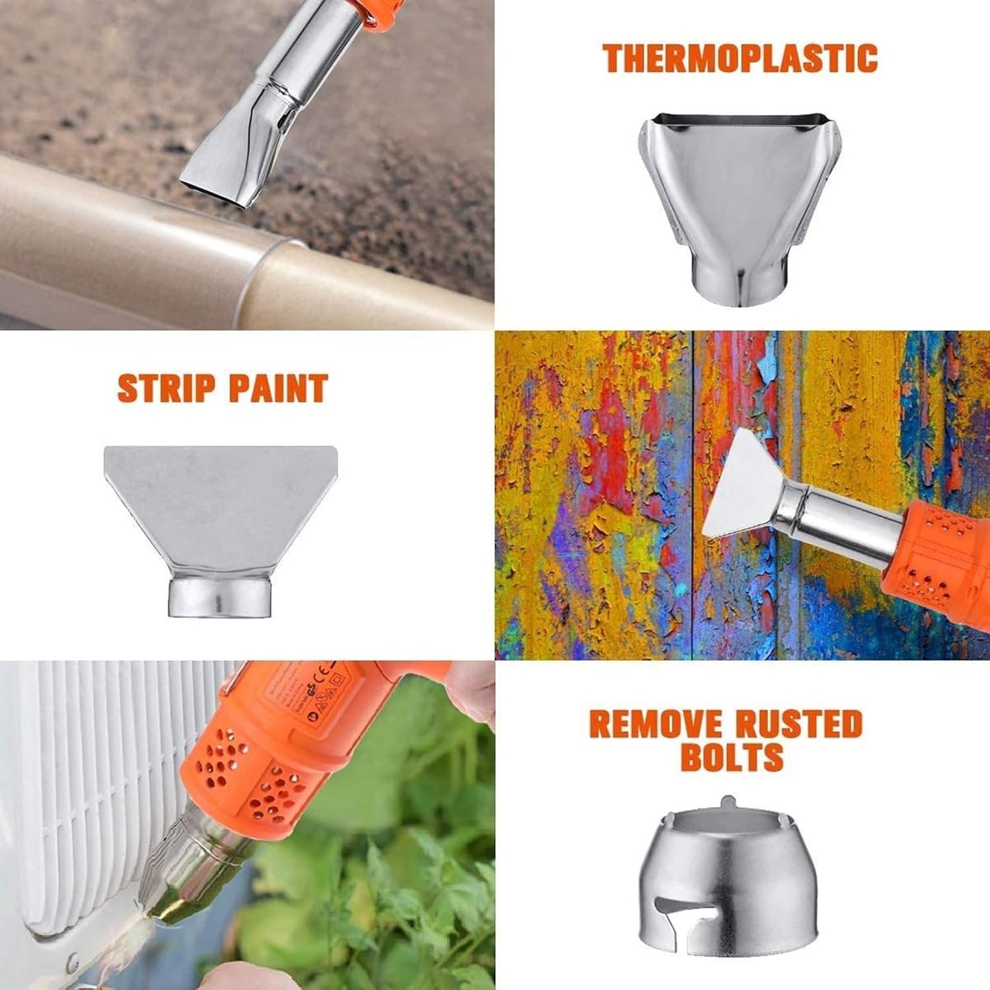 3-in-1 Electric Weed Burner Killer with Adjustable Temperature
