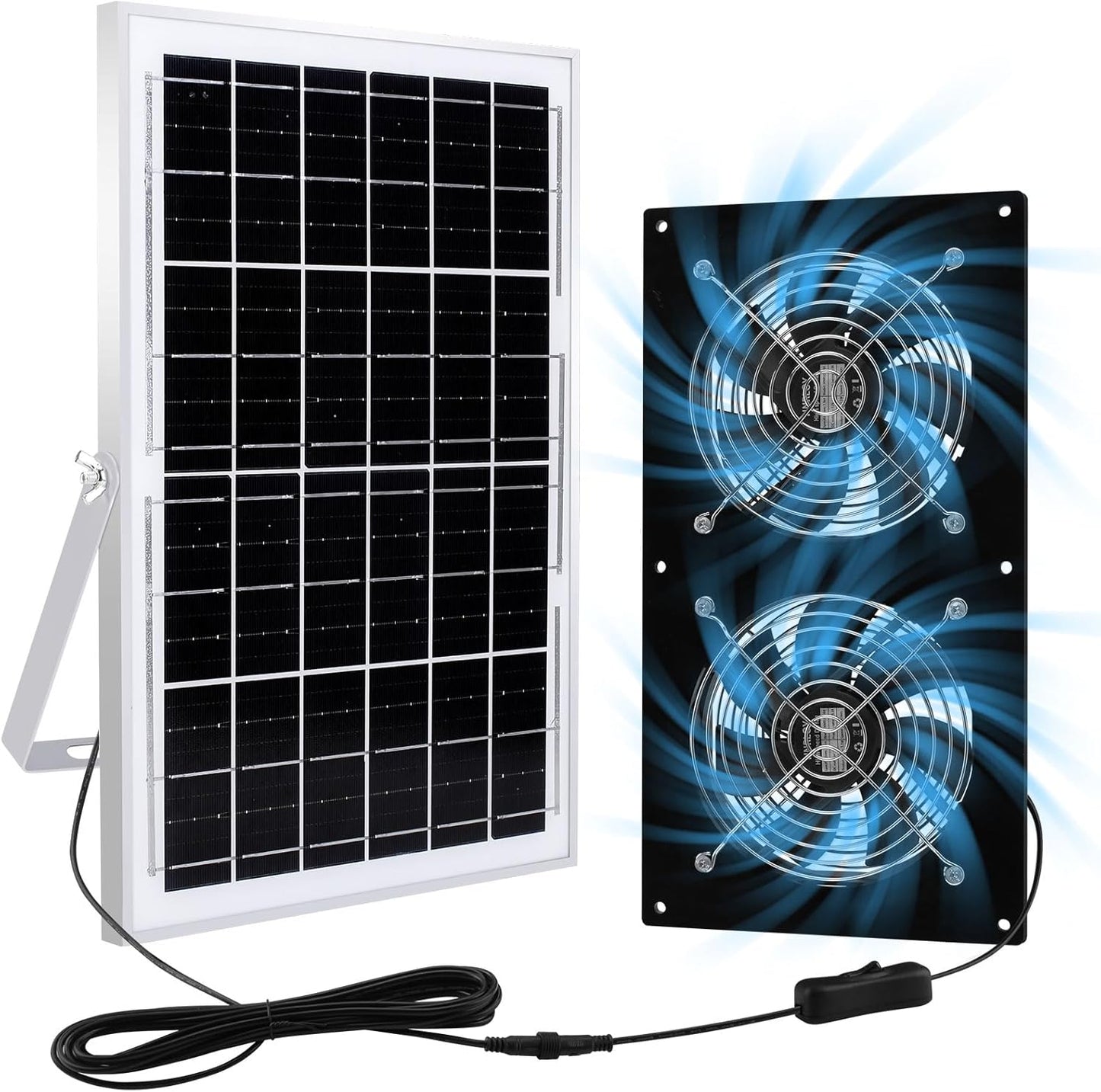 Solar Exhaust Fans & Powered Fan with 15W Panel