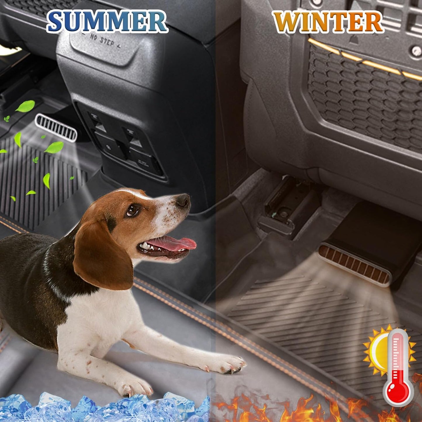 Plug-in Under Seat Vent Deflectors