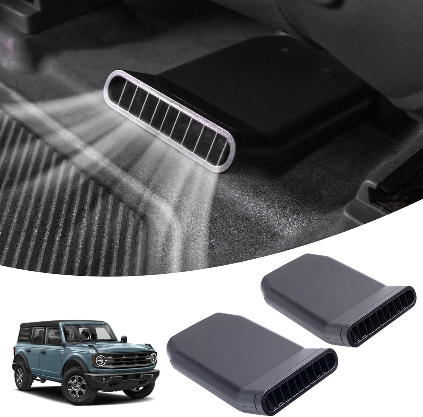 Plug-in Under Seat Vent Deflectors