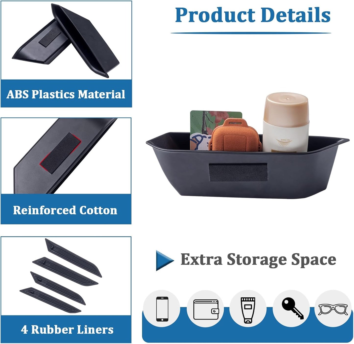 ABS Plastic Door Handle Storage Box