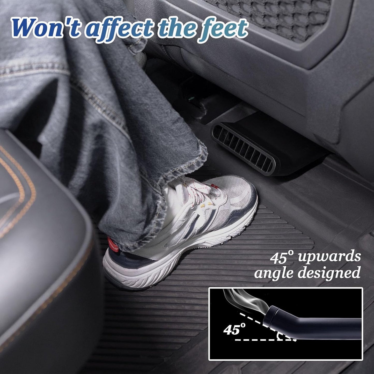 Plug-in Under Seat Vent Deflectors