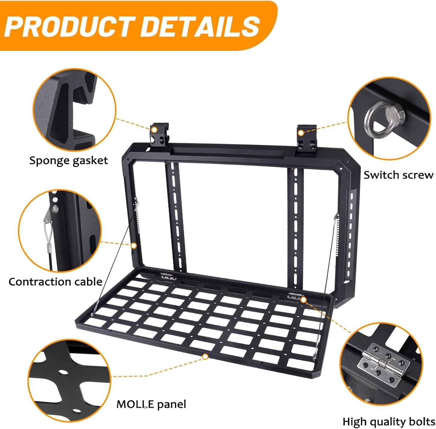 Rear Window Folding Table