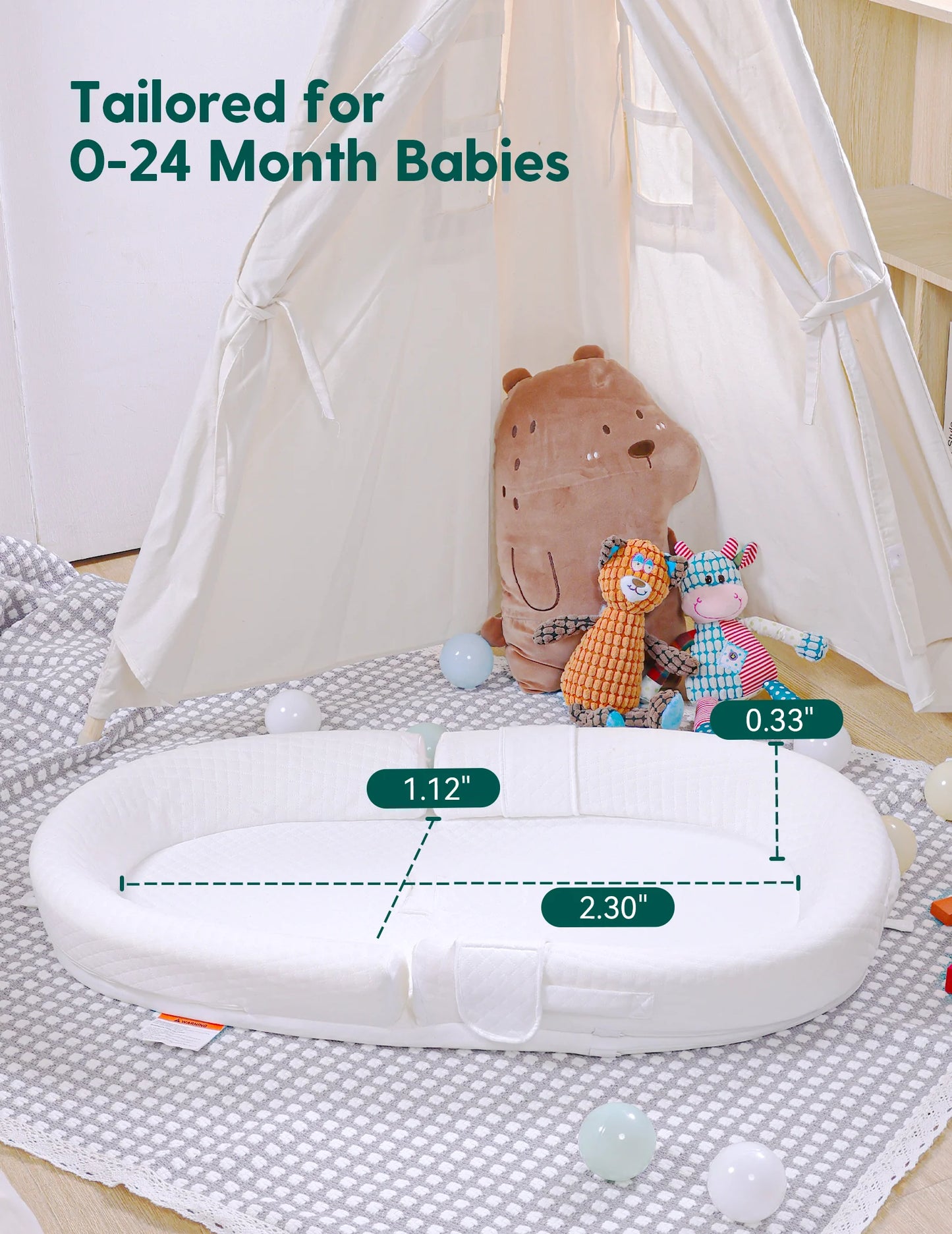 Anti-Reflux Baby Lounger