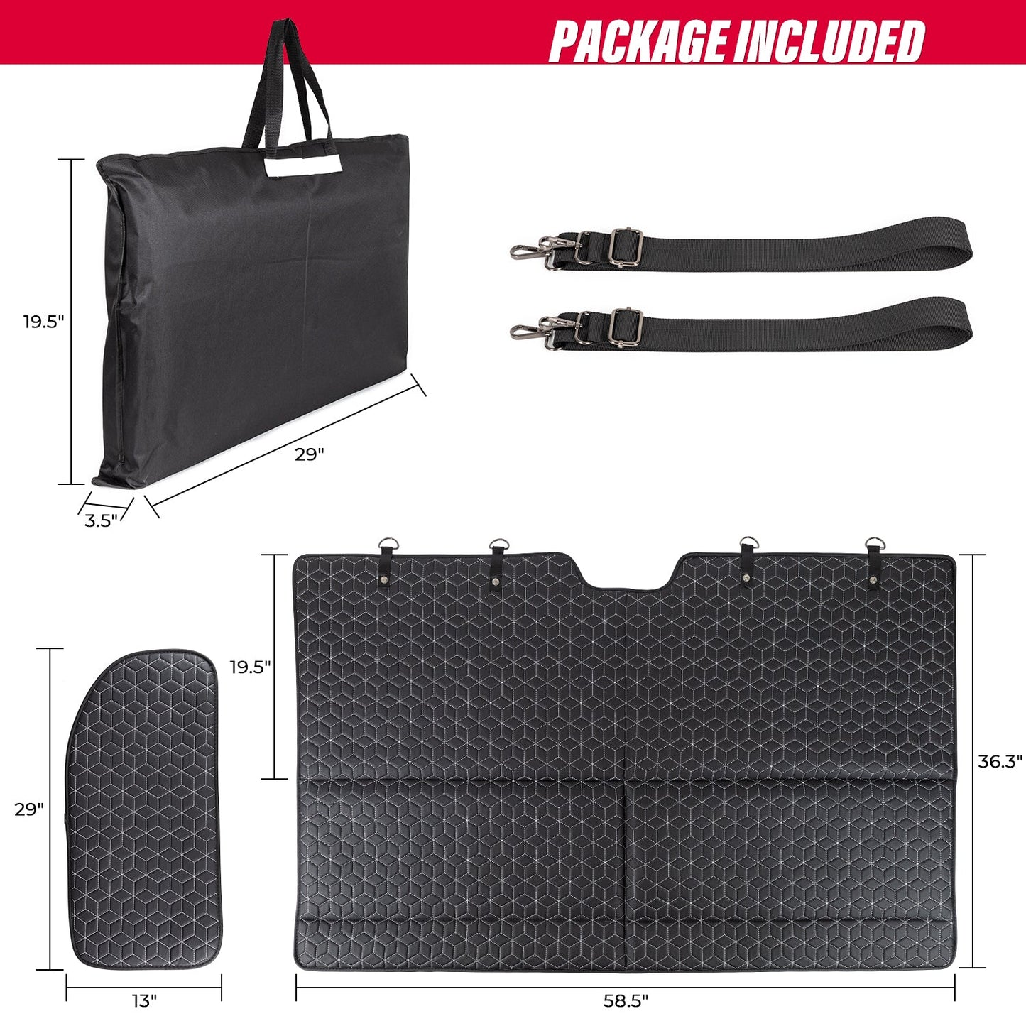 Non Inflatable Truck Bed Mattress for F150 /RAM 1500/Toyota/tundra/GMC/Tundra