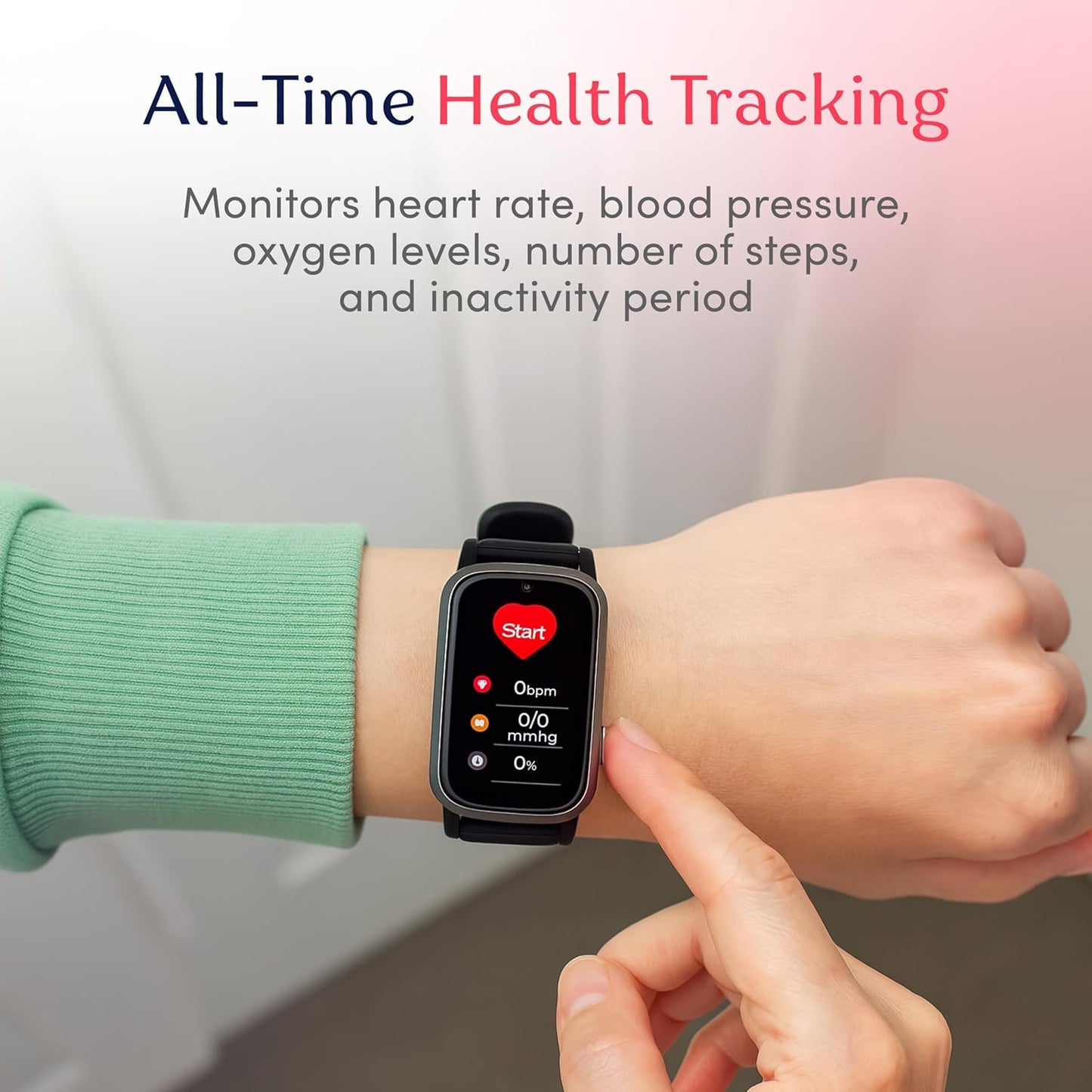 Senior GPS Smartwatch with Fall Detection