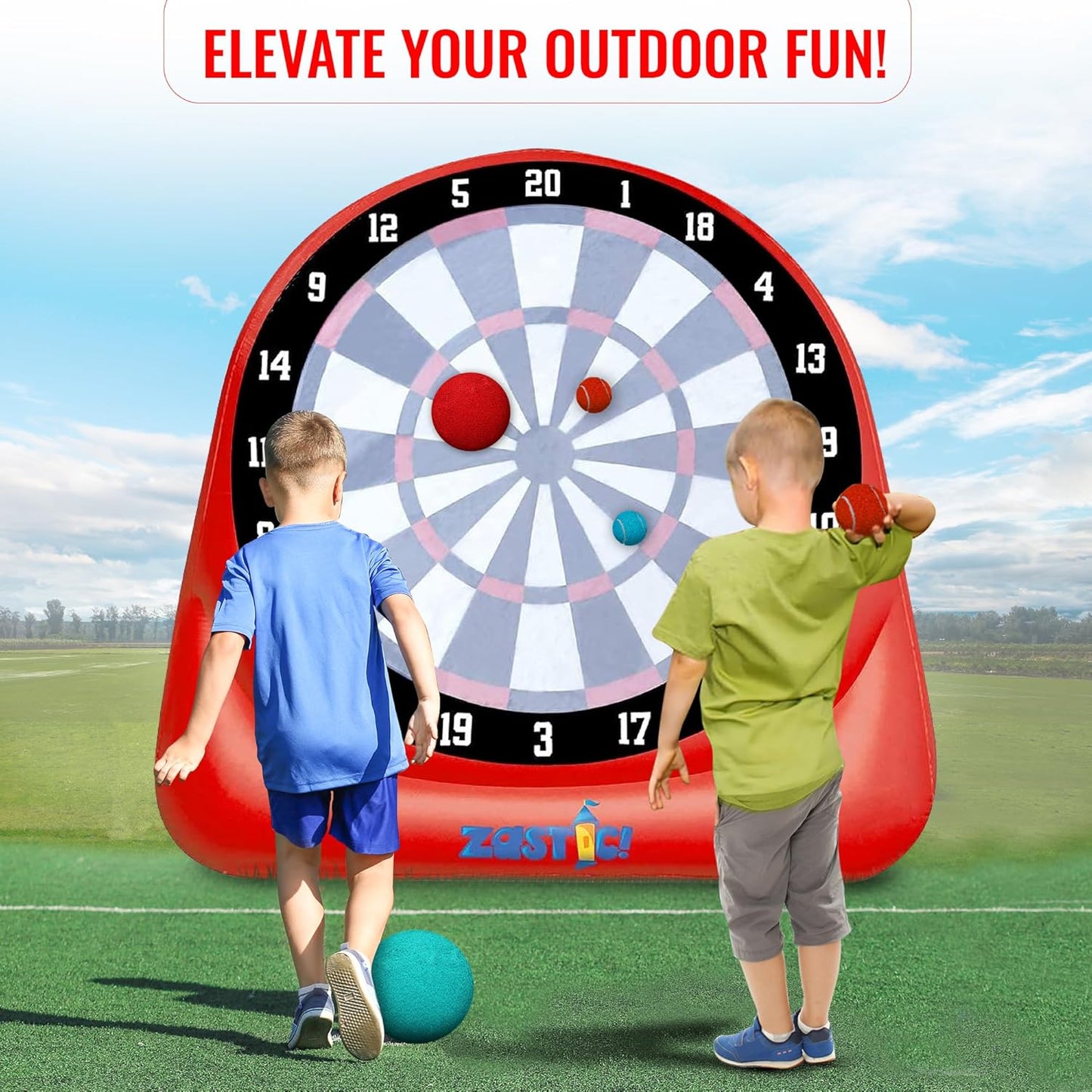 Giant Inflatable Soccer Darts Game 6ft