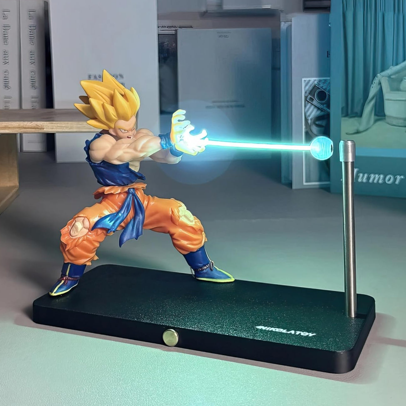 Dragon Ball Son Goku Kamehameha Magnetic Night Lamp