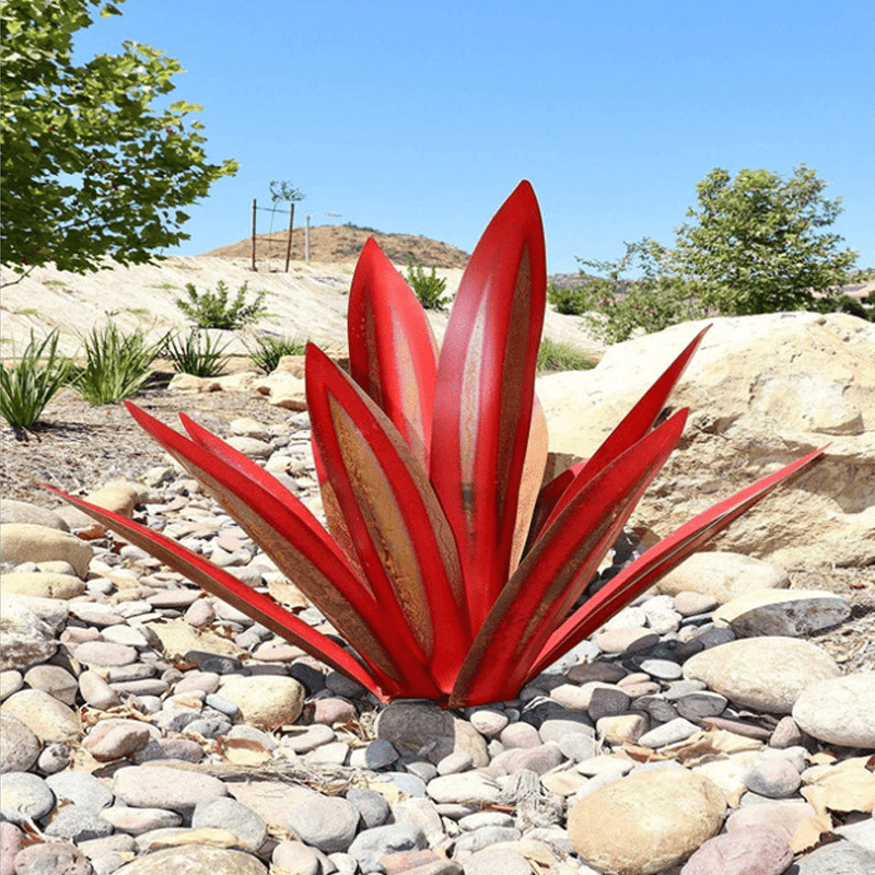 Handmade Waterproof Agave Garden Lamp – Stylish Light for Outdoor Spaces