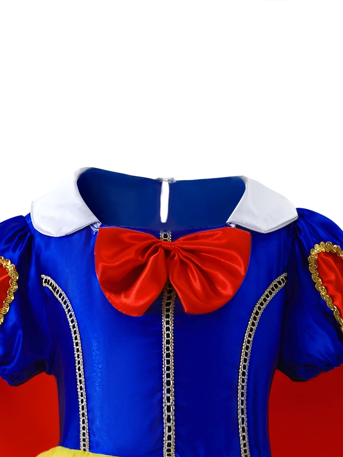 Girls Fairytale Halloween Princess Snow Costume Dress | Maxi