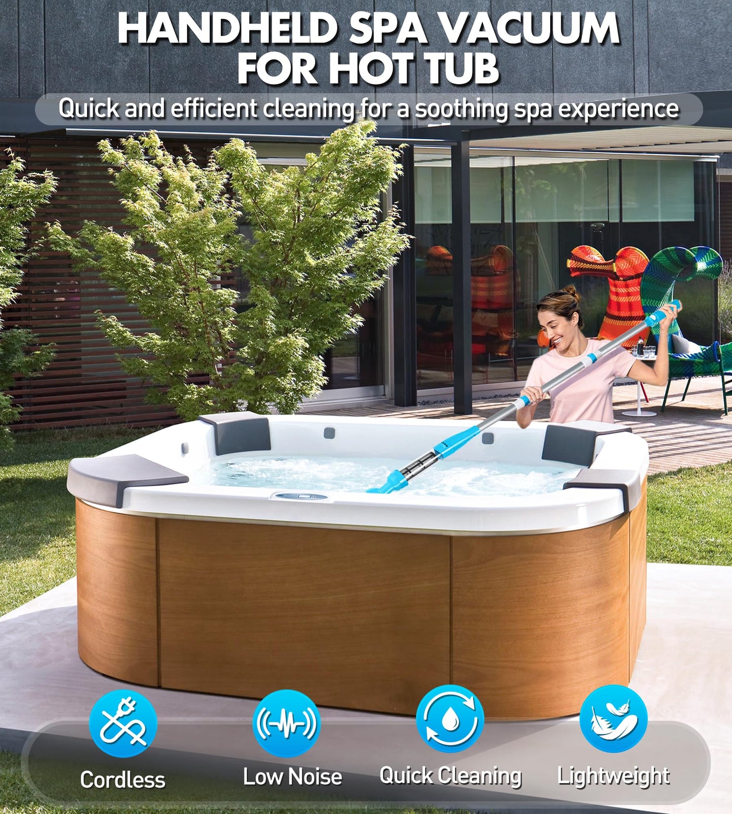 3-in-1 Cordless Pool Vacuum Cleaner