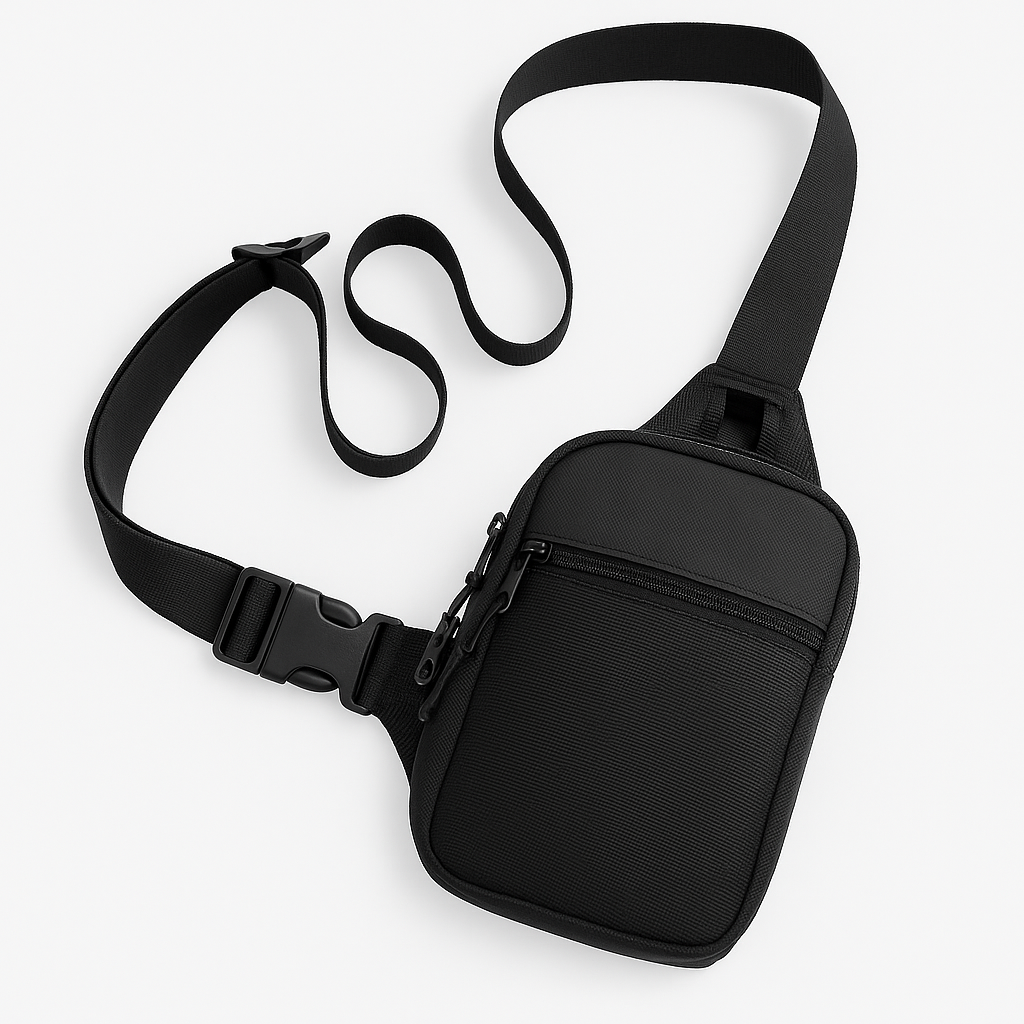 Compact Travel Sling Bag with Crossbody Strap