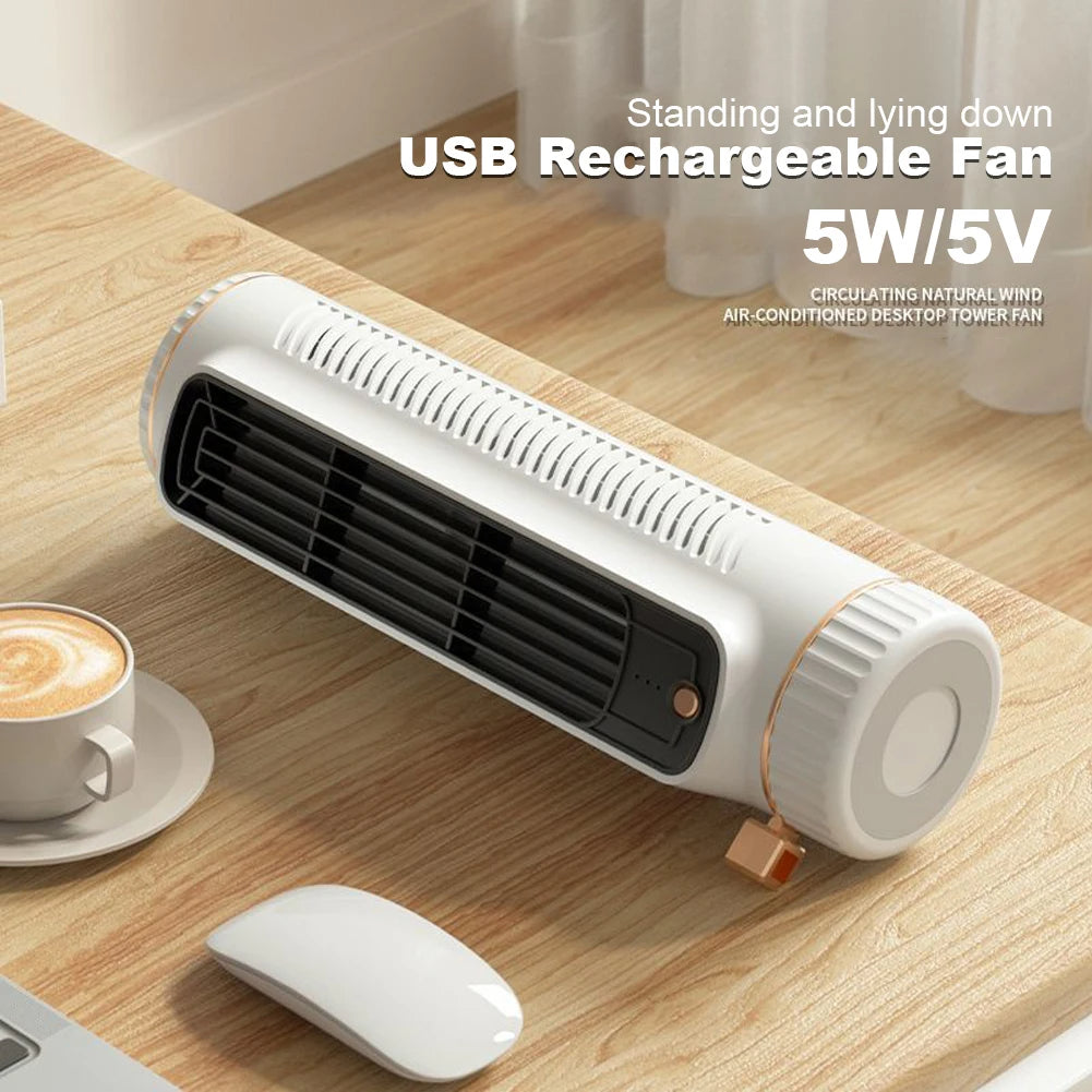 CoolBreeze™ Bladeless Portable Air Conditioner Tower Fan for Home & Office