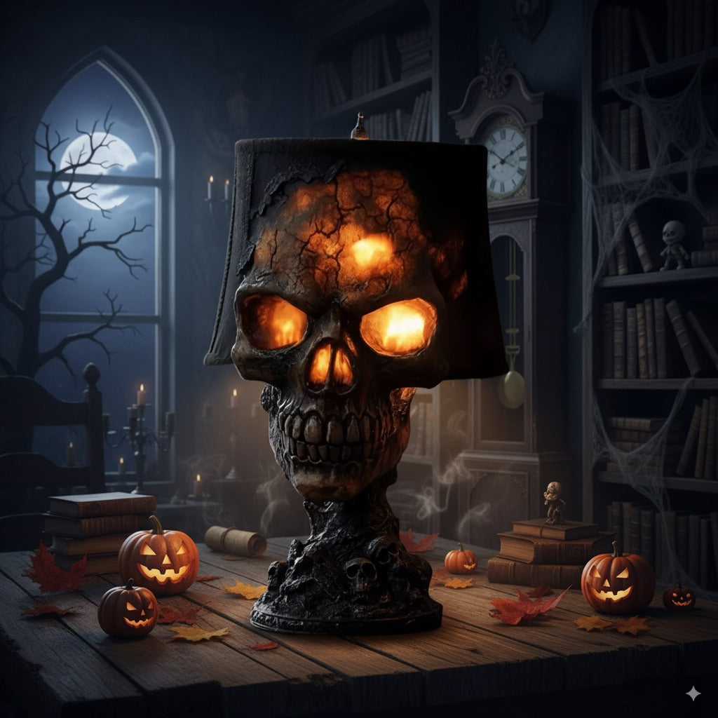 Molten Skull Lava Lamp - SKINMOZ MARKET LLC