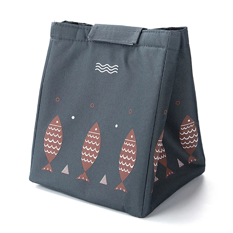 Thermal Insulated Lunch Bag - Large Capacity for Kids & Adults