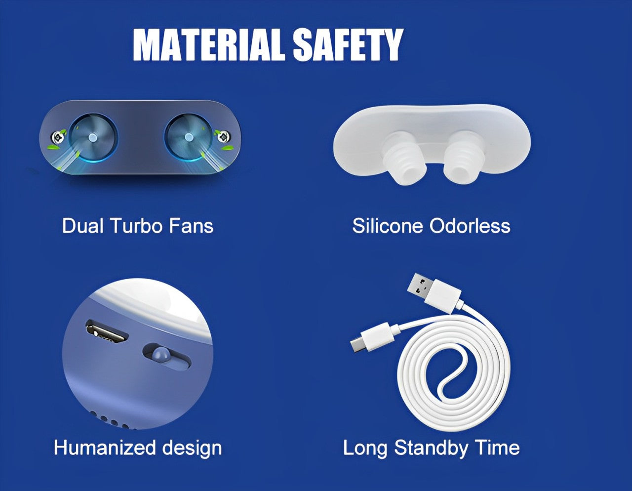 Micro CPAP sleep apnea machine for travel and anti-snoring - CPAP alternative