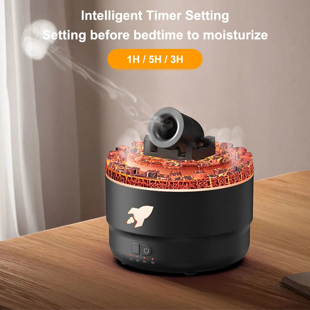 Humidifier Aroma Diffuser Water Mist Night Light Lava Perfect Gift