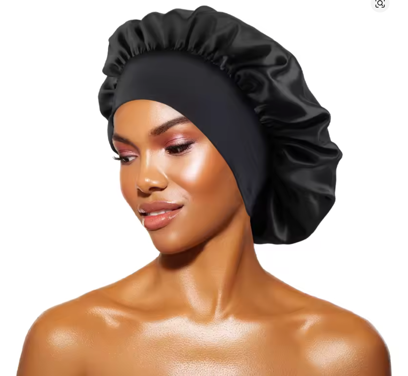 Satin Hair Bonnet (4-Pack) for Sleeping – Breathable, Secure Fit for All Hair Types