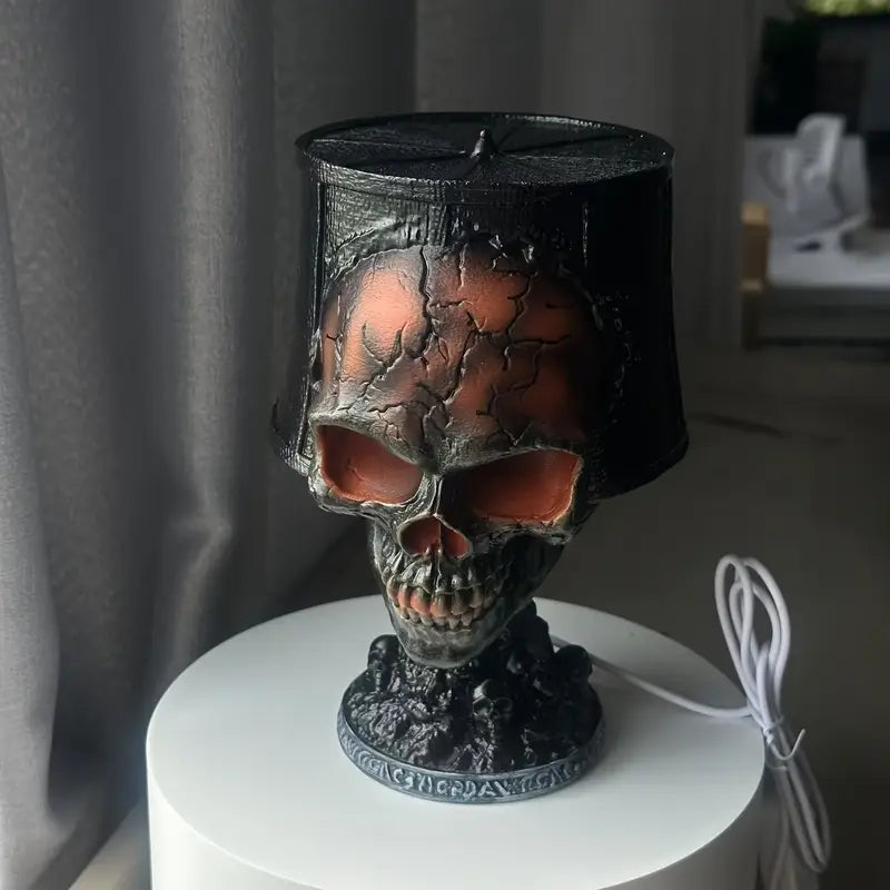 Molten Skull Lava Lamp