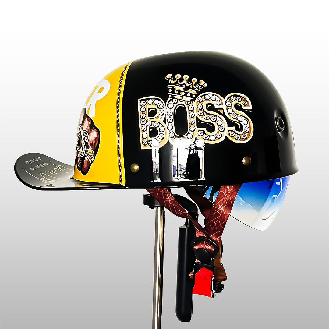 Stylish DOT & ECE Certified Motorcycle Helmet with Lightweight ABS Shell