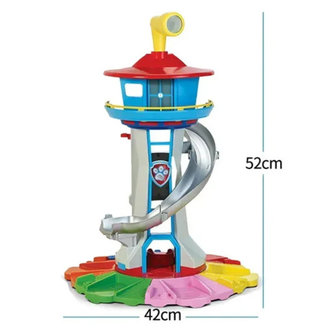 Kids Playset with Cars and Slide Track