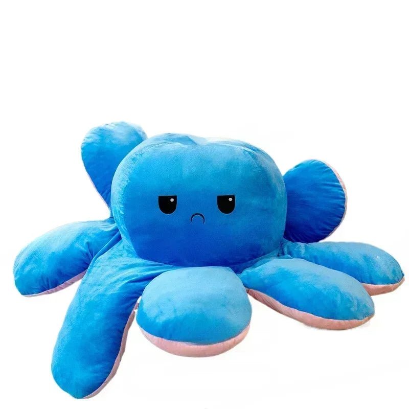 Giant Reversible Octopus Plush – Flip for a Mood Change, Perfect for Kids