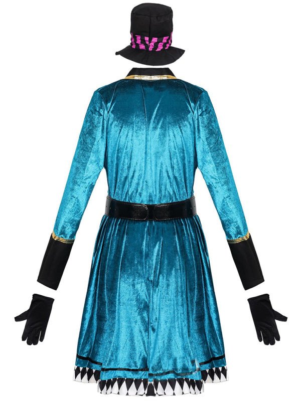Women's Fantasy Mad Hatter Halloween Costume Dress | Mini
