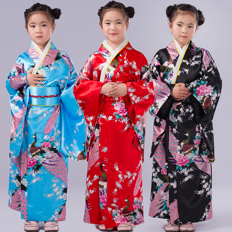 Girl Kimono Wabi (5 Colors and 4 Sizes)