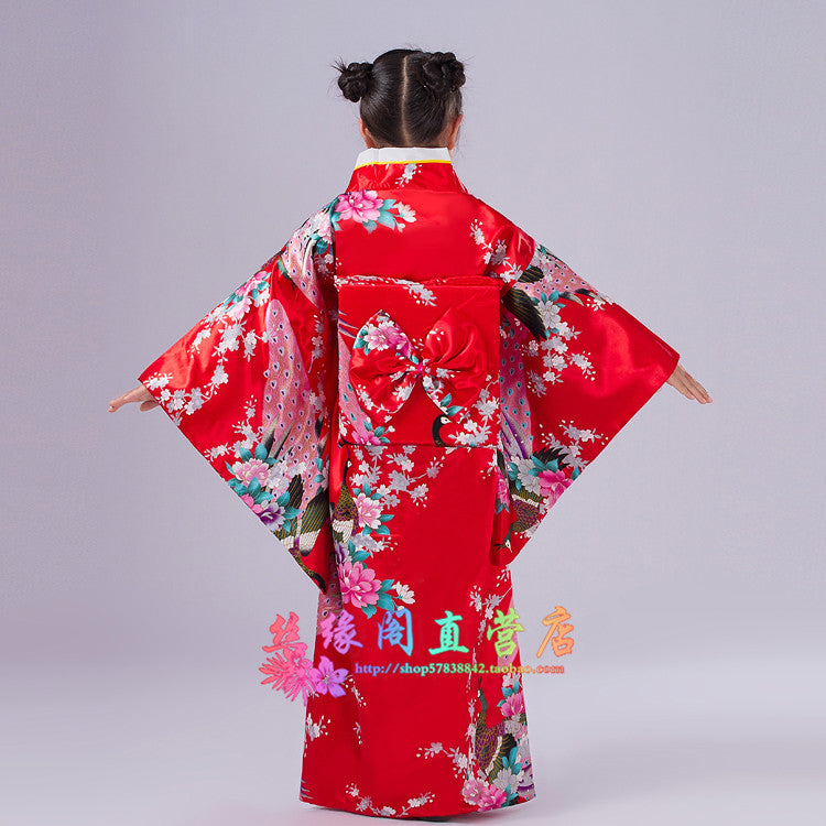 Girl Kimono Wabi (5 Colors and 4 Sizes)