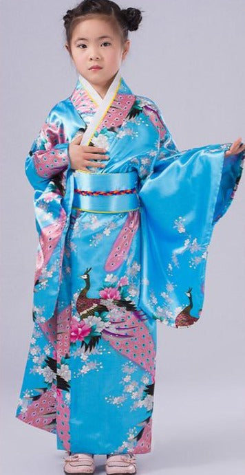 Girl Kimono Wabi (5 Colors and 4 Sizes)