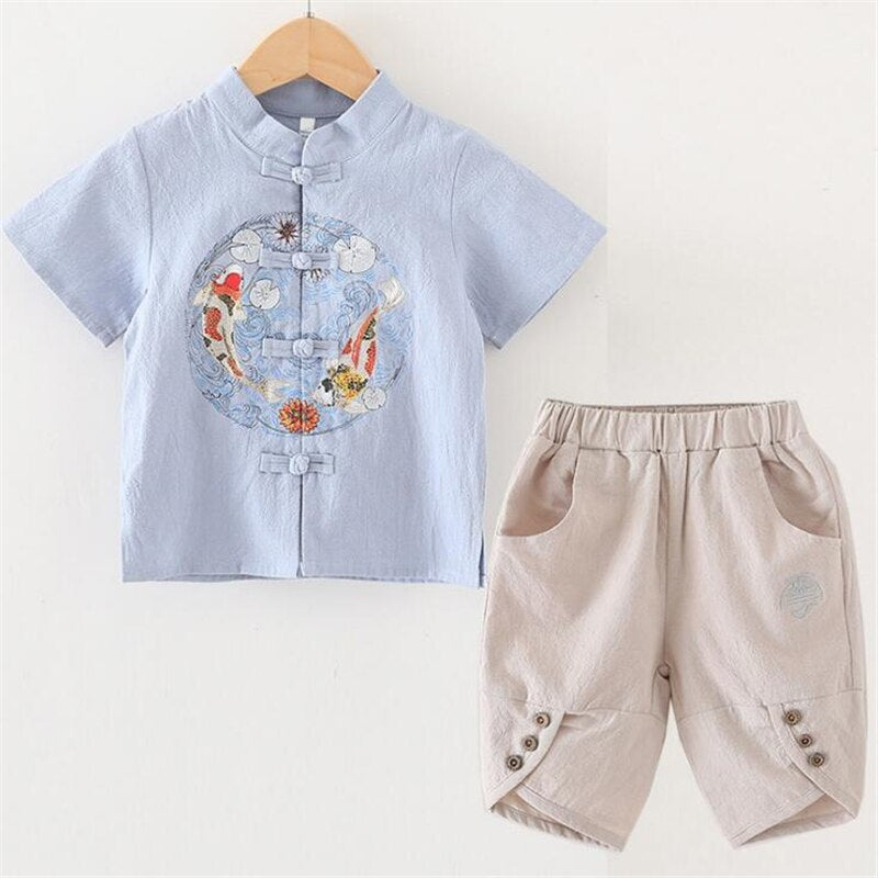 Boy Kimono Kitsune (13 Colors and 6 Sizes)