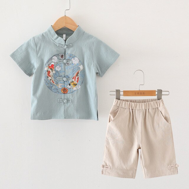 Boy Kimono Kitsune (13 Colors and 6 Sizes)