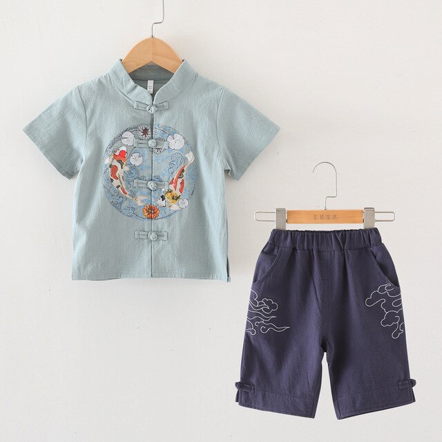 Boy Kimono Kitsune (13 Colors and 6 Sizes)