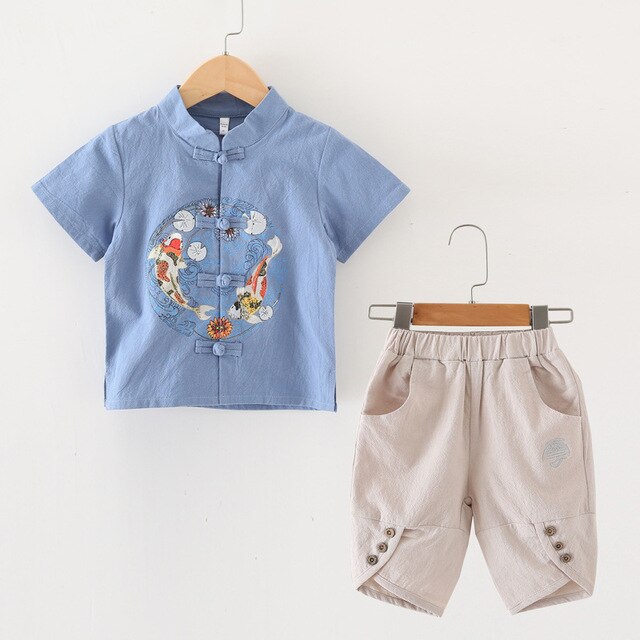 Boy Kimono Kitsune (13 Colors and 6 Sizes)