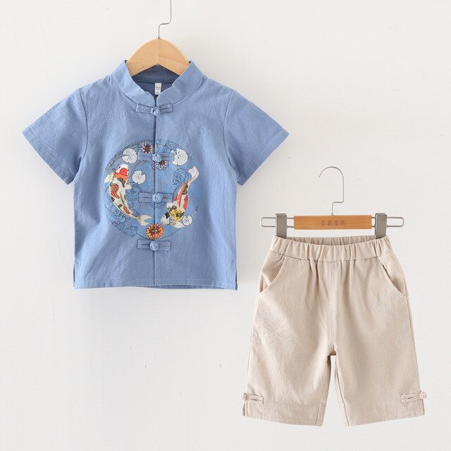Boy Kimono Kitsune (13 Colors and 6 Sizes)