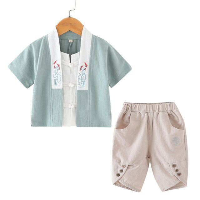Boy Kimono Kitsune (13 Colors and 6 Sizes)