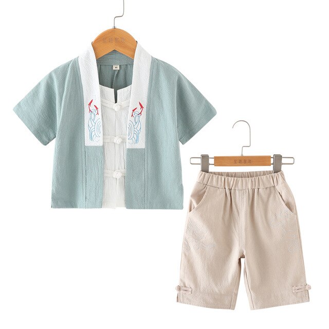 Boy Kimono Kitsune (13 Colors and 6 Sizes)