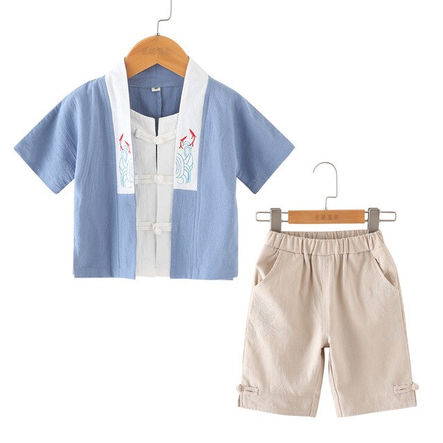Boy Kimono Kitsune (13 Colors and 6 Sizes)