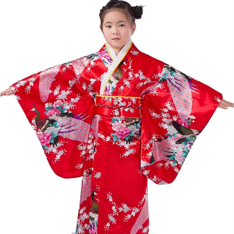 Girl Kimono Wabi (5 Colors and 4 Sizes)