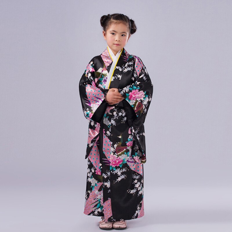 Girl Kimono Wabi (5 Colors and 4 Sizes)