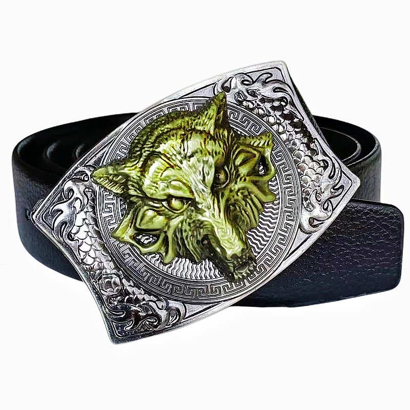Self Defense Belt Alloy Buckle Belt: Fashion Men's Belt